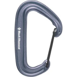 Black Diamond MiniWire Carabiner -Outdoor Sports Equipment Store 210235 1003 MINIWIRE CARABINER GRAY 01