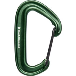 Black Diamond MiniWire Carabiner -Outdoor Sports Equipment Store 210235 3005 MINIWIRE CARABINER GREEN 01
