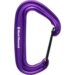 Black Diamond MiniWire Carabiner -Outdoor Sports Equipment Store 210235 5000 MINIWIRE CARABINER PURPLE 01