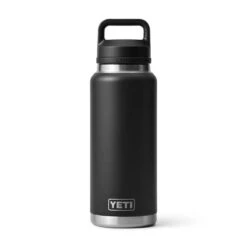 Yeti Rambler 36 Oz Bottle With Chug Cap -Outdoor Sports Equipment Store Drinkware BottleChug 36oz Black Studio PrimaryB 1
