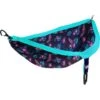 DoubleNest Print Hammock 1 DoubleNest Print Hammock -Outdoor Sports Equipment Store ENO DoubleNest Print Aloha Blue