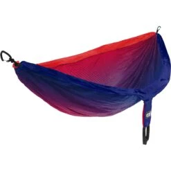 DoubleNest Print Hammock -Outdoor Sports Equipment Store ENO DoubleNest Print Fade SapphireRed