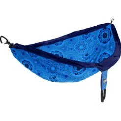DoubleNest Print Hammock -Outdoor Sports Equipment Store ENO DoubleNest Print Mantra Blue