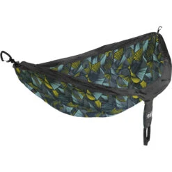 DoubleNest Print Hammock -Outdoor Sports Equipment Store ENO DoubleNest Print Tribal Charcoal