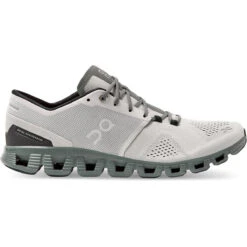 On Running Men's Cloud X -Outdoor Sports Equipment Store Small PNG SS21 Cloud X Glacier Olive M Pack Shot 1 2