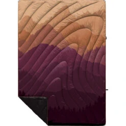 Rumpl Original Puffy Blanket - Printed 1-Person -Outdoor Sports Equipment Store TPPB TTF 1 TETON FADE OGPUFFY 1P FLATLAY